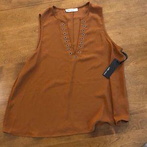 NWT Chloe & Katie burnt orange tank top